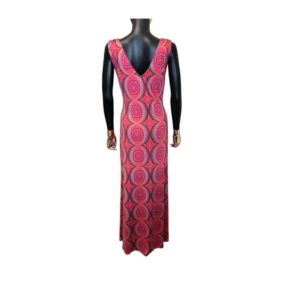 MISA Los Angeles Lotta Pink Cutout Maxi Dress NWT Large Boho Resort Vacay $370 - Picture 3 of 9